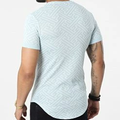 Le moins cher 🎁 Tee 👚 Shirt FL010 Bleu Clair de Frilivin 💯 -Promos Frilivin Magasin frilivin 325111 FL010 LT BLUE 20220624T141710 04