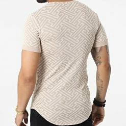 Vente flash 😀 Tee 👚 Shirt FL010 Beige de Frilivin ❤️ -Promos Frilivin Magasin frilivin 325112 FL010 BEIGE 20220624T141805 04