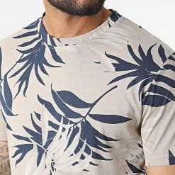 Budget ✨ Tee 👚 Shirt T21447 Beige de Frilivin 🎉 -Promos Frilivin Magasin frilivin 325114 T21447 BEIGE 20220624T141835 02