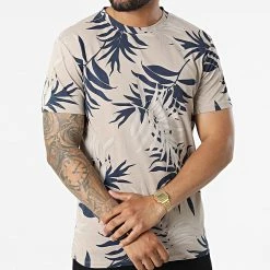 Budget ✨ Tee 👚 Shirt T21447 Beige de Frilivin 🎉 -Promos Frilivin Magasin frilivin 325114 T21447 BEIGE 20220624T141836 03