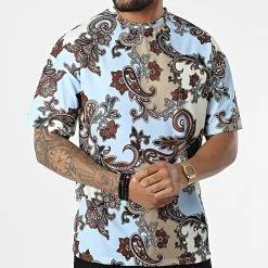 Vente flash 👍 Tee 👕 Shirt 16097 Bleu Clair Beige Bandana de Frilivin 😍 8 Vente flash 👍 Tee 👕 Shirt 16097 Bleu Clair Beige Bandana de Frilivin 😍 -Promos Frilivin Magasin frilivin 325207 16097 20220630T160004 03