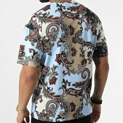 Vente flash 👍 Tee 👕 Shirt 16097 Bleu Clair Beige Bandana de Frilivin 😍 9 Vente flash 👍 Tee 👕 Shirt 16097 Bleu Clair Beige Bandana de Frilivin 😍 -Promos Frilivin Magasin frilivin 325207 16097 20220630T160006 04