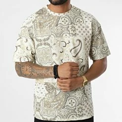 Nouveau 🔥 Tee 👚 Shirt 16023 Beige de Frilivin 👍 -Promos Frilivin Magasin frilivin 325217 16023 BEIGE 20220630T155926 03