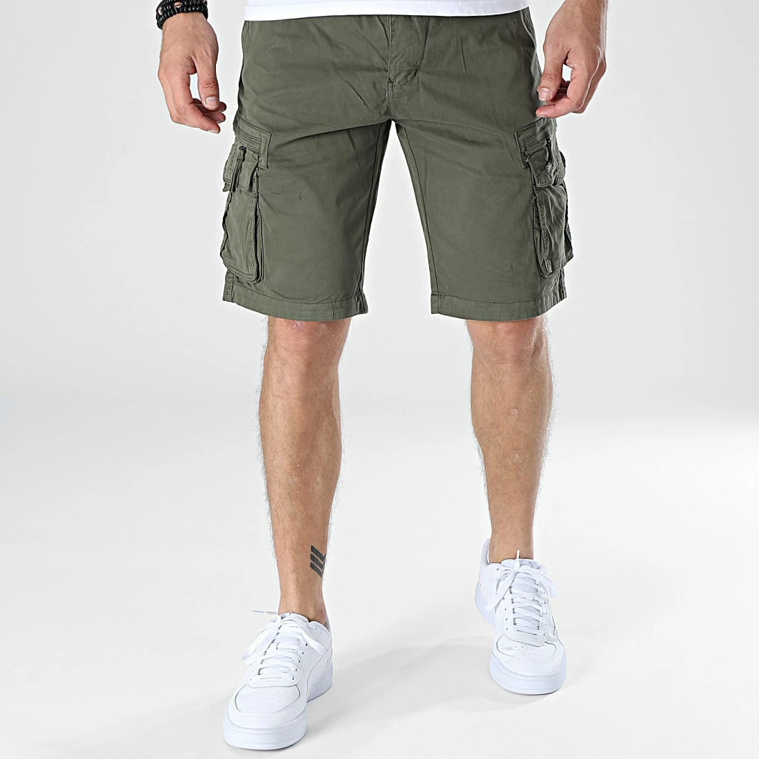 Grosses soldes 🌟 Short Cargo P7581 Vert Kaki de Frilivin 😉 5 Grosses soldes 🌟 Short Cargo P7581 Vert Kaki de Frilivin 😉 – Image 3