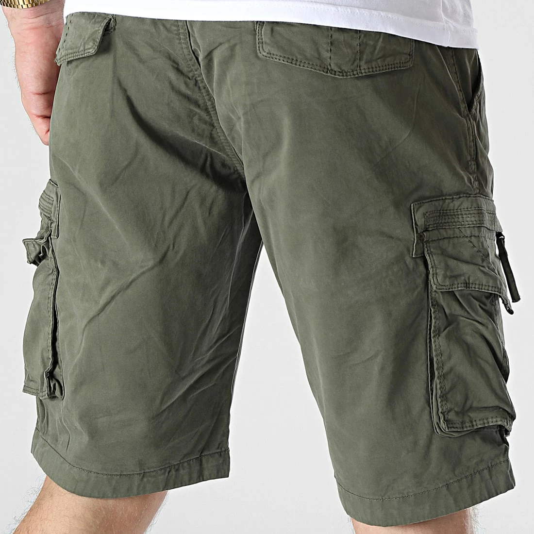 Grosses soldes 🌟 Short Cargo P7581 Vert Kaki de Frilivin 😉 6 Grosses soldes 🌟 Short Cargo P7581 Vert Kaki de Frilivin 😉 – Image 4