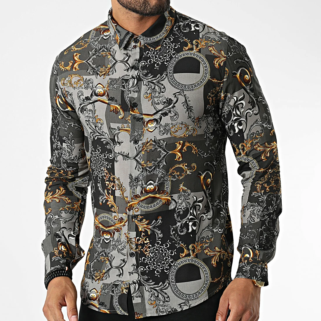 Meilleur prix 🎉 Chemise Manches Longues Renaissance 682848 Gris Anthracite de Frilivin 🔥 3 Meilleur prix 🎉 Chemise Manches Longues Renaissance 682848 Gris Anthracite de Frilivin 🔥