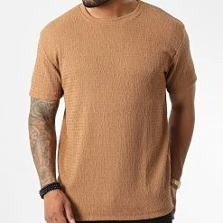 Sortie 💯 Tee 👚 Shirt T21444 Camel de Frilivin 👍 -Promos Frilivin Magasin frilivin 327885 T21444 CAMELO 20220715T162117 03