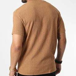 Sortie 💯 Tee 👚 Shirt T21444 Camel de Frilivin 👍 -Promos Frilivin Magasin frilivin 327885 T21444 CAMELO 20220715T162137 04