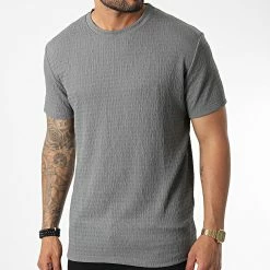 De gros 🥰 Tee 👚 Shirt T21444 Gris Anthracite de Frilivin 🥰