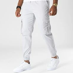 Budget 🧨 Jogger Pant BM1285 Gris Clair de Frilivin 👍