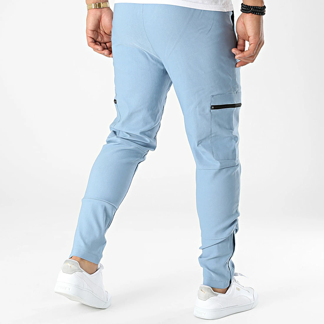 Coupon ⭐ Pantalon Cargo BM1602 Bleu Clair de Frilivin 🛒 6 Coupon ⭐ Pantalon Cargo BM1602 Bleu Clair de Frilivin 🛒 – Image 4
