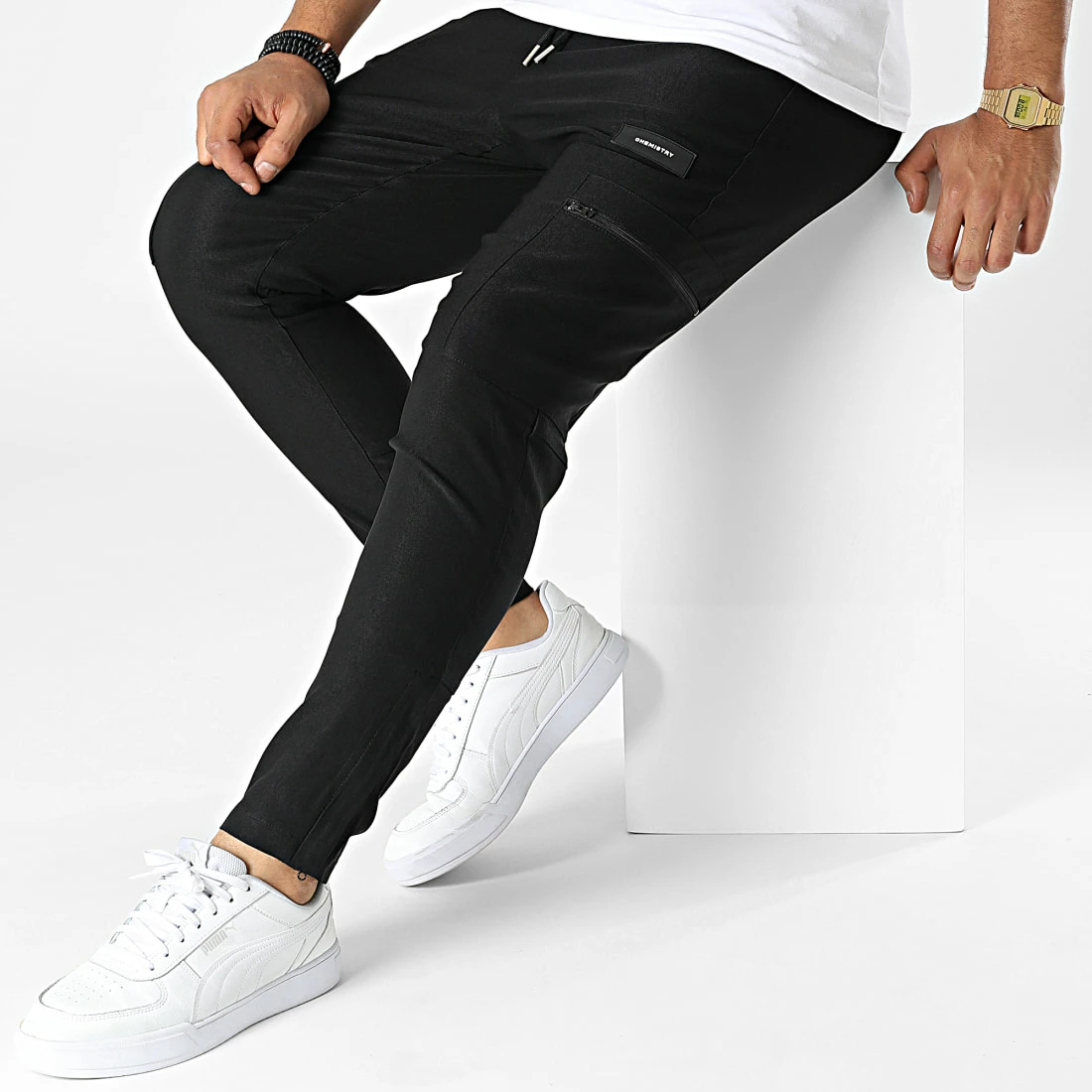 Coupon 😍 Pantalon Cargo BM1602 Noir de Frilivin 🔥 5 Coupon 😍 Pantalon Cargo BM1602 Noir de Frilivin 🔥 – Image 3