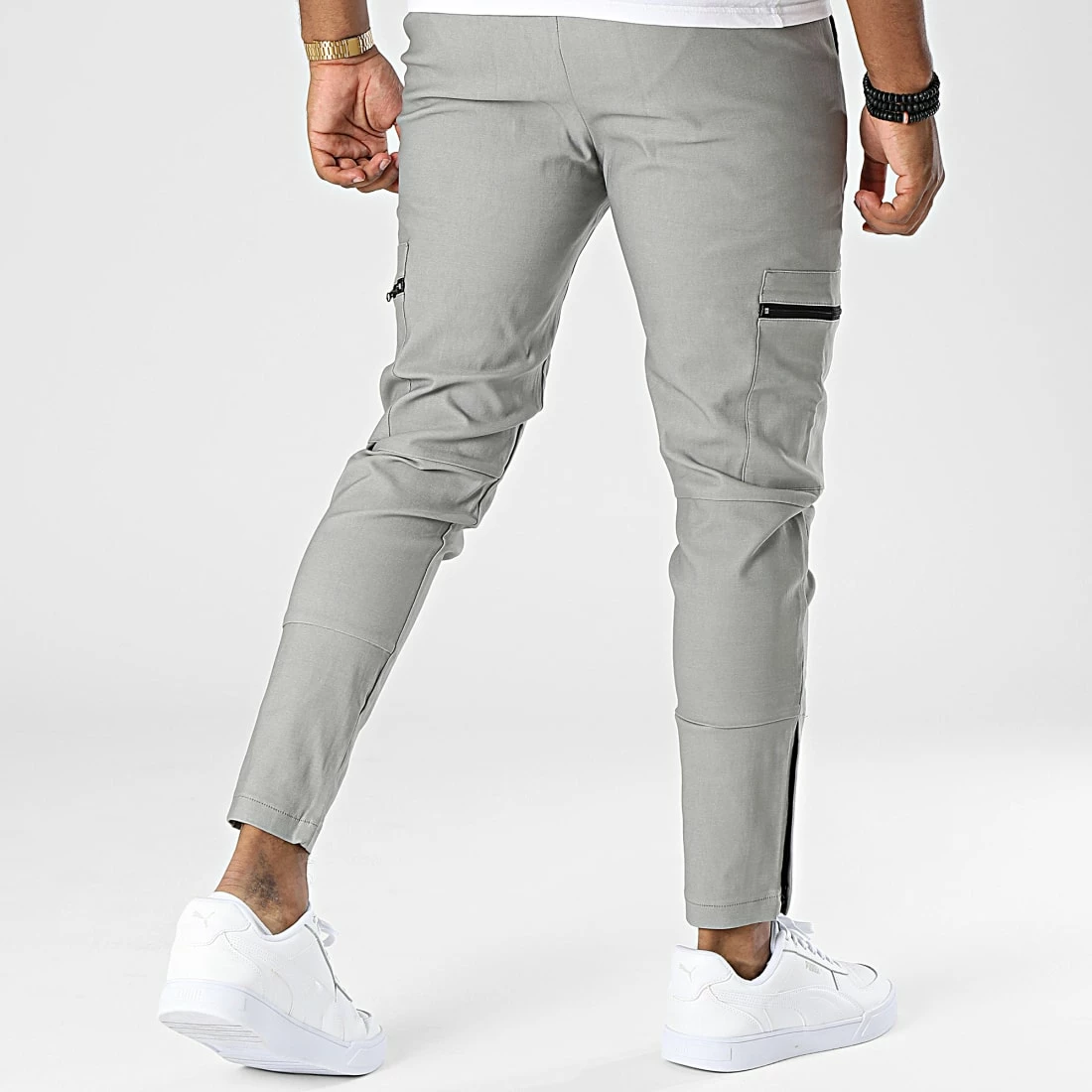 Bon marché 😉 Pantalon Cargo BM1602 Gris de Frilivin ✨ 6 Bon marché 😉 Pantalon Cargo BM1602 Gris de Frilivin ✨ – Image 4