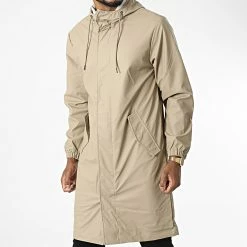 Sortie 🥰 Veste Zippée Capuche Longue DL21A3 Beige de Frilivin ⌛
