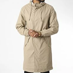 Sortie 🥰 Veste Zippée Capuche Longue DL21A3 Beige de Frilivin ⌛ -Promos Frilivin Magasin frilivin 328020 DL21A3 5 20220719T155752 03