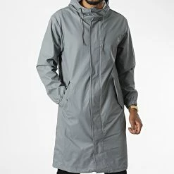 Promo 💯 Veste Zippée Capuche Longue DL21A3 Gris de Frilivin 😀 -Promos Frilivin Magasin frilivin 328023 DL21A3 37 20220719T155736 03