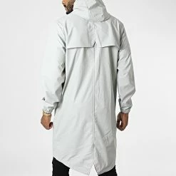 Meilleure vente 😀 Veste Zippée Capuche Longue DL21A3 Gris Clair de Frilivin 🤩 -Promos Frilivin Magasin frilivin 328024 DL21A3 15 20220719T160110 04