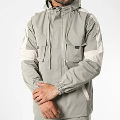 Coupon 🔥 Ensemble Veste Zippée Capuche Et Jogger Pant BM1633 Vert Kaki Clair de Frilivin ✔️ -Promos Frilivin Magasin frilivin 328047 BM1633 9 20220817T094419 03