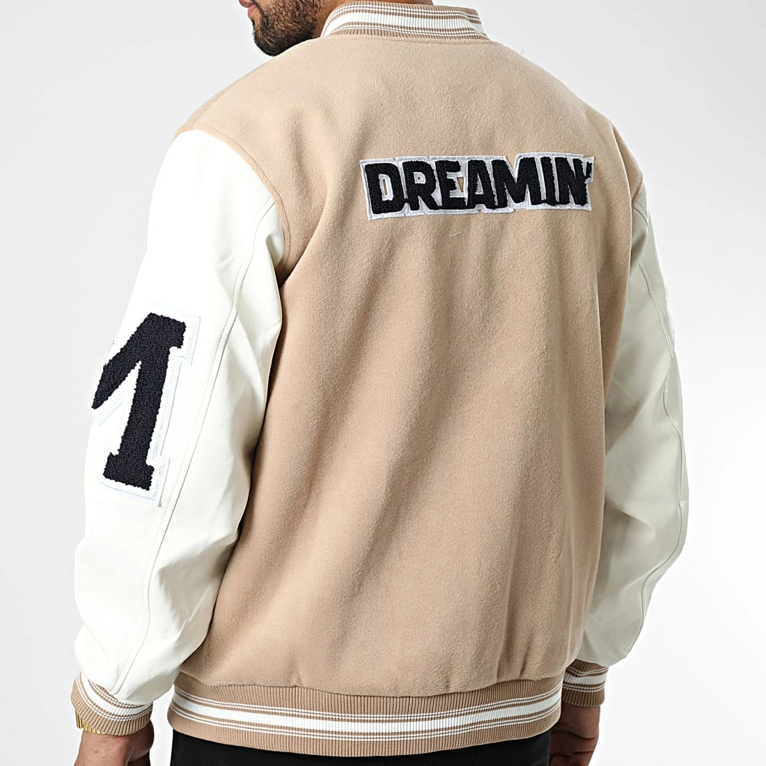 Sortie 🧨 Veste Teddy BM1635 Beige Blanc de Frilivin 💯 6 Sortie 🧨 Veste Teddy BM1635 Beige Blanc de Frilivin 💯 – Image 4