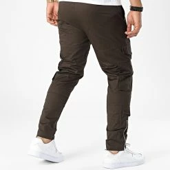 Grosses soldes 👏 Pantalon Cargo BM1601 Marron Kaki de Frilivin 😍 -Promos Frilivin Magasin frilivin 328055 BM1601 9 20220718T160224 04