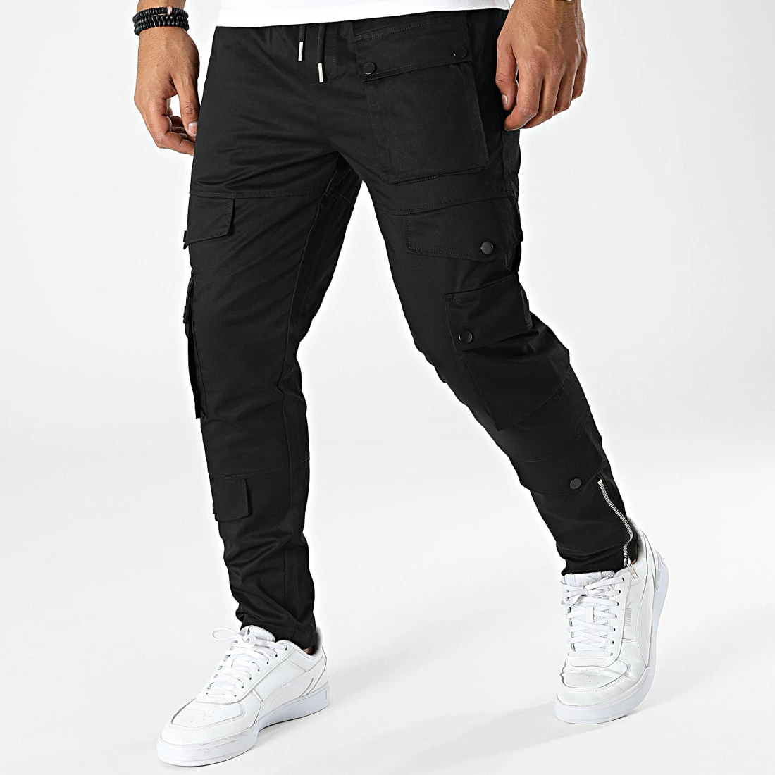 Sortie 👏 Pantalon Cargo BM1601 Noir de Frilivin 😉 3 Sortie 👏 Pantalon Cargo BM1601 Noir de Frilivin 😉