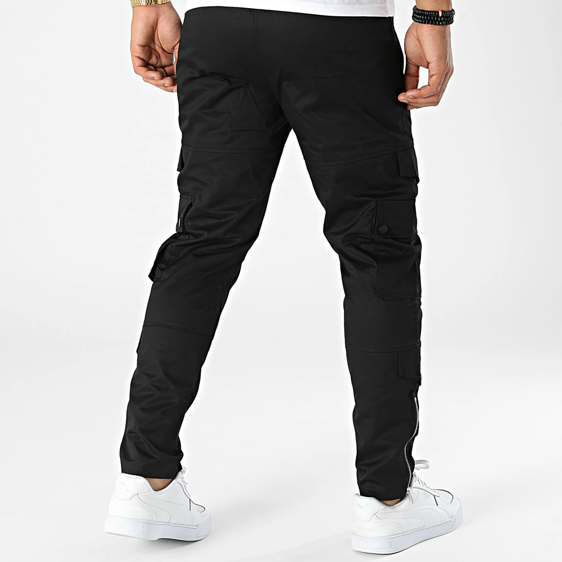 Sortie 👏 Pantalon Cargo BM1601 Noir de Frilivin 😉 6 Sortie 👏 Pantalon Cargo BM1601 Noir de Frilivin 😉 – Image 4