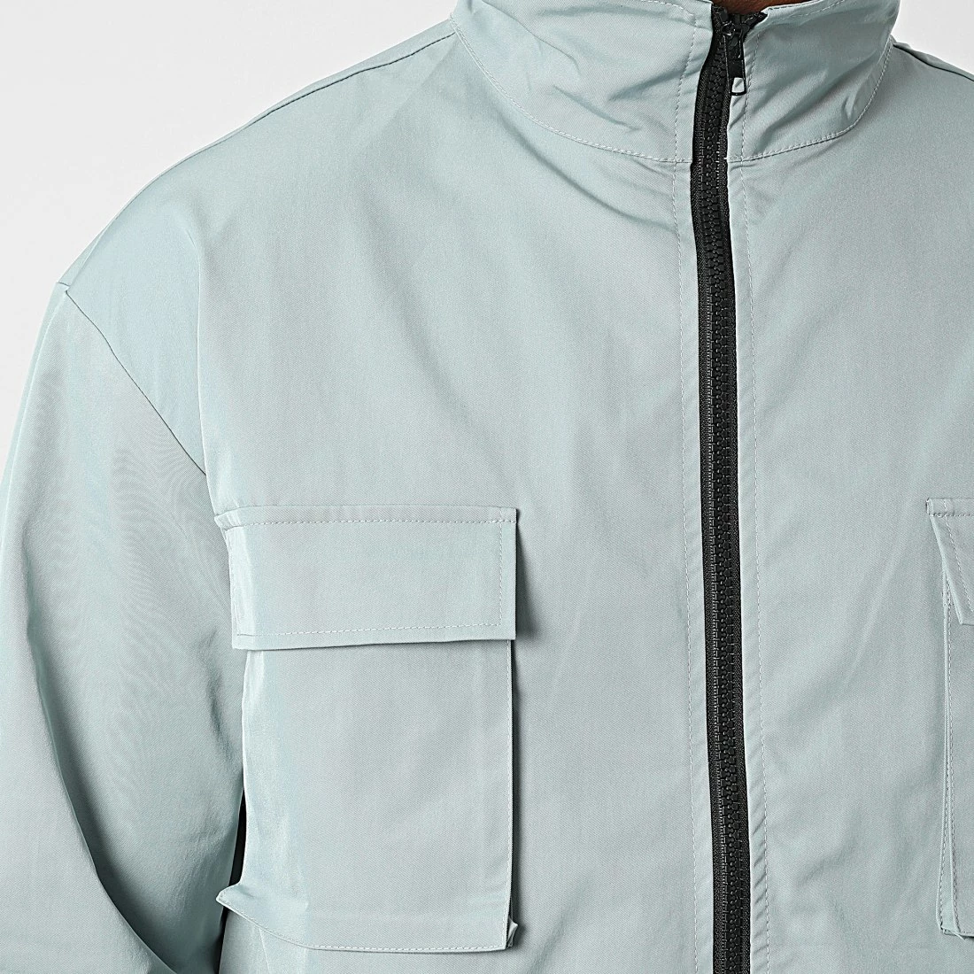 Budget ❤️ Ensemble Veste Zippée Et Pantalon Cargo BM1636 Vert Clair de Frilivin ✨ 4 Budget ❤️ Ensemble Veste Zippée Et Pantalon Cargo BM1636 Vert Clair de Frilivin ✨ – Image 2