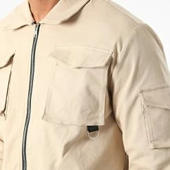 Offres 👍 Ensemble Veste Zippée Et Jogger Pant BM1622 Beige de Frilivin 🎁 -Promos Frilivin Magasin frilivin 328082 BM1622 5 20220715T162457 02