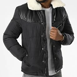 Top 10 😍 Doudoune Col Mouton AB6719 Noir de Frilivin 😉 -Promos Frilivin Magasin frilivin 328084 AB6719 1 20220719T155428 03