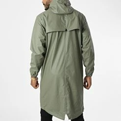 Meilleur prix 🧨 Veste Zippée Capuche Longue DL21A3 Vert Kaki de Frilivin 😀 -Promos Frilivin Magasin frilivin 328119 DL21A3 2 20220719T155720 04