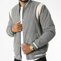 Promo 🛒 Veste QQ1606 Gris de Frilivin 👏