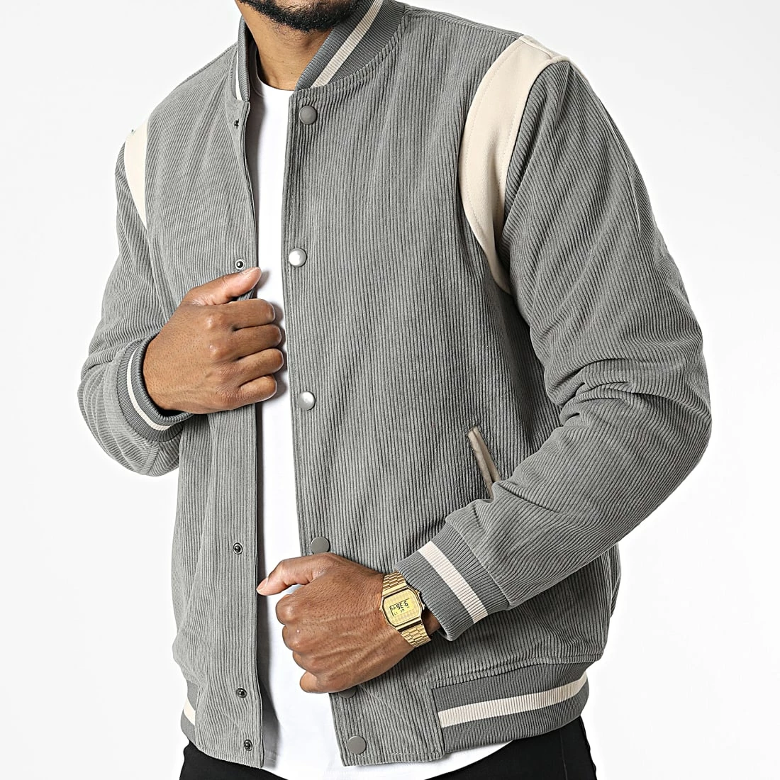 Promo 🛒 Veste QQ1606 Gris de Frilivin 👏 3 Promo 🛒 Veste QQ1606 Gris de Frilivin 👏