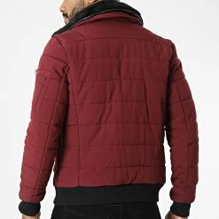 De gros 😀 Doudoune Col Fourrure AB6608 Bordeaux de Frilivin 🔥 -Promos Frilivin Magasin frilivin 328142 AB6608 6 20220719T155613 04