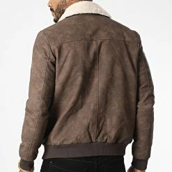 Sortie ⭐ Veste Col Mouton QQ606 Marron de Frilivin 👍 -Promos Frilivin Magasin frilivin 328158 QQ606 9 20220719T160020 04