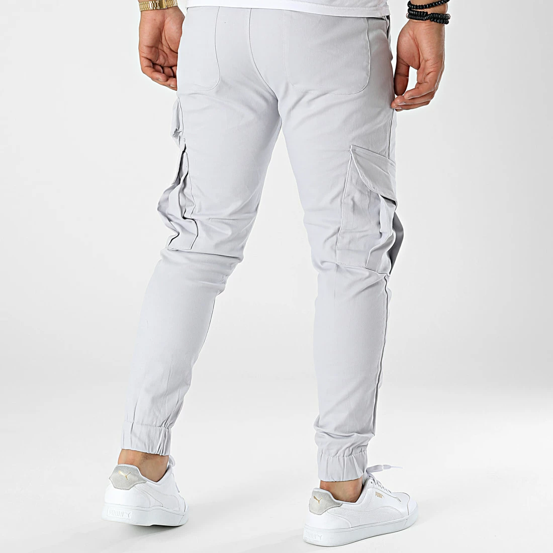 Promo ✨ Pantalon Cargo BM1230 Gris Clair de Frilivin ❤️ 6 Promo ✨ Pantalon Cargo BM1230 Gris Clair de Frilivin ❤️ – Image 4