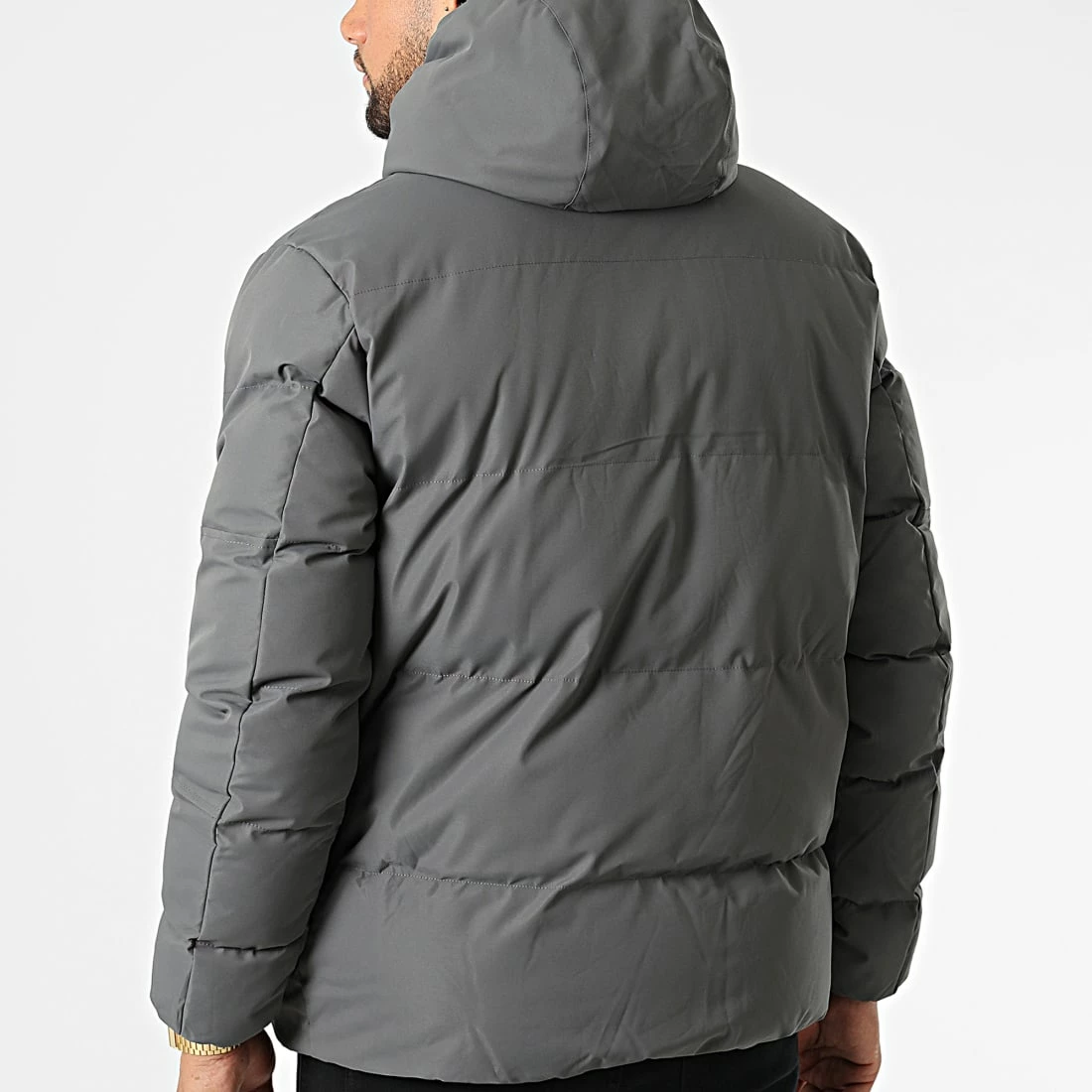 Offres 🤩 Doudoune Capuche FD8169 Gris Anthracite de Frilivin 🔔 6 Offres 🤩 Doudoune Capuche FD8169 Gris Anthracite de Frilivin 🔔 – Image 4