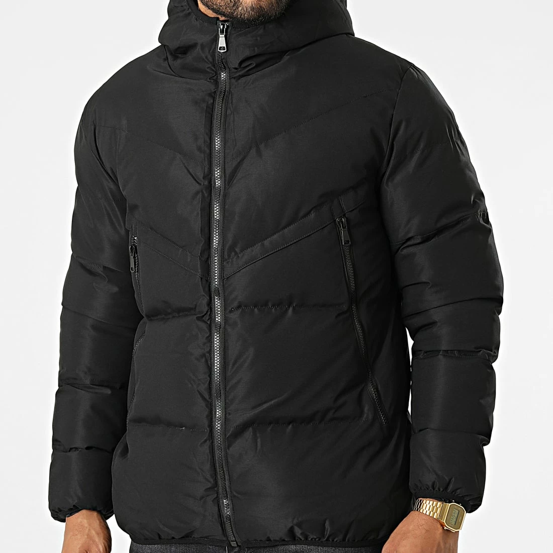 Meilleur prix 🥰 Doudoune FD8169 Noir de Frilivin 😍 5 Meilleur prix 🥰 Doudoune FD8169 Noir de Frilivin 😍 – Image 3