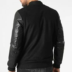 Coupon ✨ Veste Teddy HP0661 Noir de Frilivin 🤩 -Promos Frilivin Magasin frilivin 330689 HP0661 1 20220803T153109 04