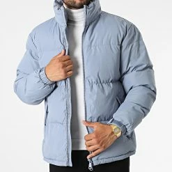 De gros ✨ Doudoune FD8152 Bleu Clair de Frilivin 😉