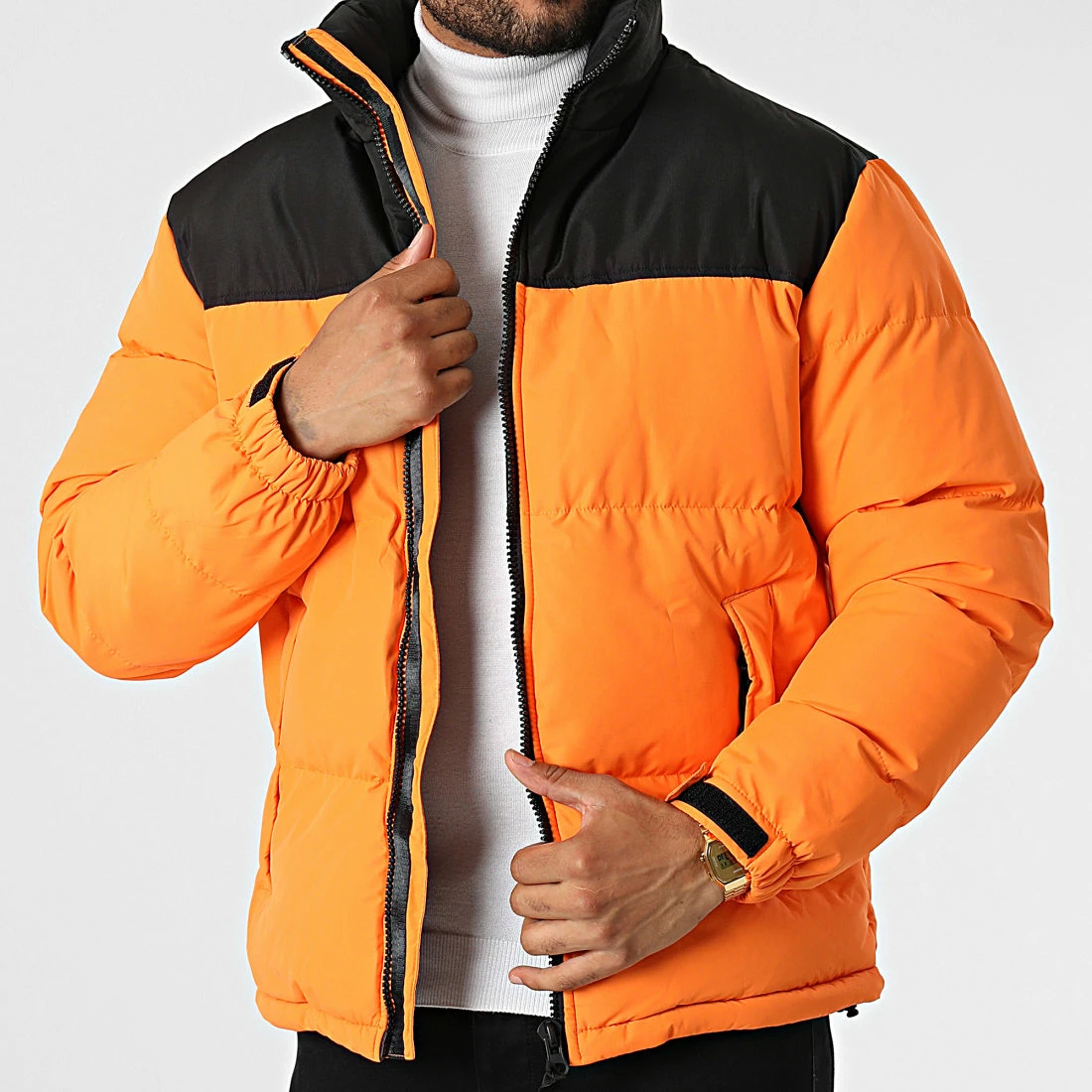 Grosses soldes 😉 Doudoune Capuche FD8151 Orange Noir de Frilivin 🧨 3 Grosses soldes 😉 Doudoune Capuche FD8151 Orange Noir de Frilivin 🧨