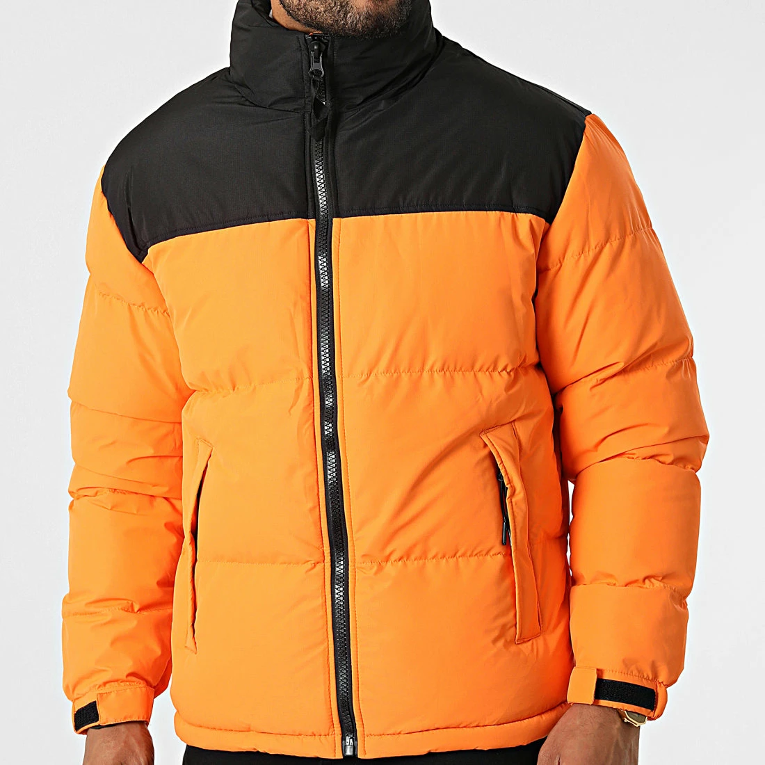 Grosses soldes 😉 Doudoune Capuche FD8151 Orange Noir de Frilivin 🧨 5 Grosses soldes 😉 Doudoune Capuche FD8151 Orange Noir de Frilivin 🧨 – Image 3