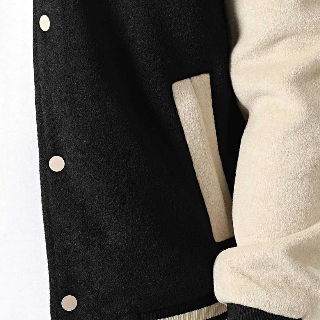 Nouveau 🛒 Veste Teddy HP06A71 Beige Noir de Frilivin ✔️ 4 Nouveau 🛒 Veste Teddy HP06A71 Beige Noir de Frilivin ✔️ – Image 2