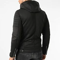 Meilleure affaire 🤩 Veste Biker QQ505 Noir de Frilivin 👏 -Promos Frilivin Magasin frilivin 330773 QQ505 1 20220803T154805 04