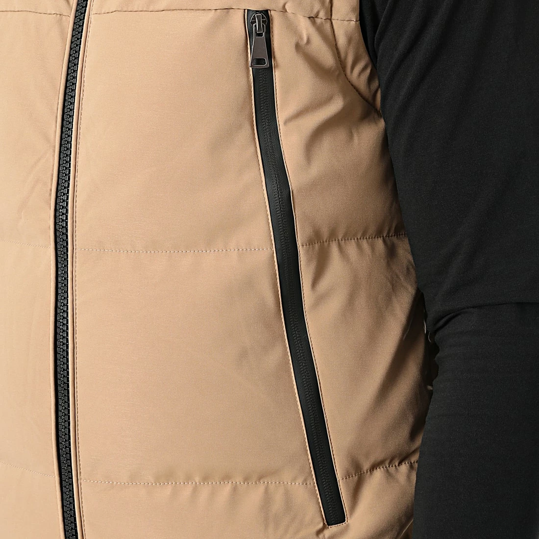 Grosses soldes ⌛ Doudoune Capuche Sans Manches AB6705 Camel Clair de Frilivin 💯 4 Grosses soldes ⌛ Doudoune Capuche Sans Manches AB6705 Camel Clair de Frilivin 💯 – Image 2