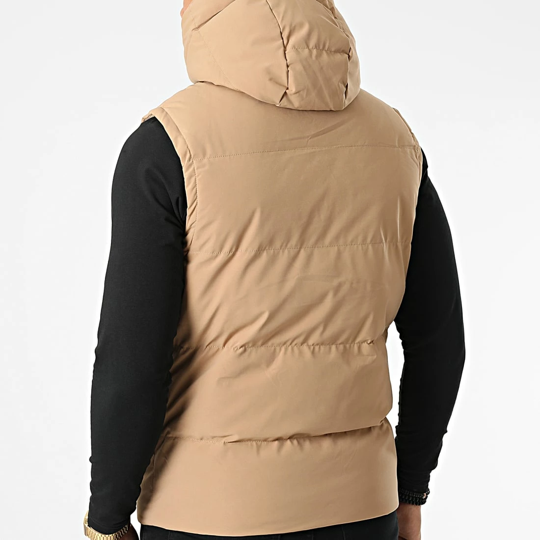 Grosses soldes ⌛ Doudoune Capuche Sans Manches AB6705 Camel Clair de Frilivin 💯 6 Grosses soldes ⌛ Doudoune Capuche Sans Manches AB6705 Camel Clair de Frilivin 💯 – Image 4