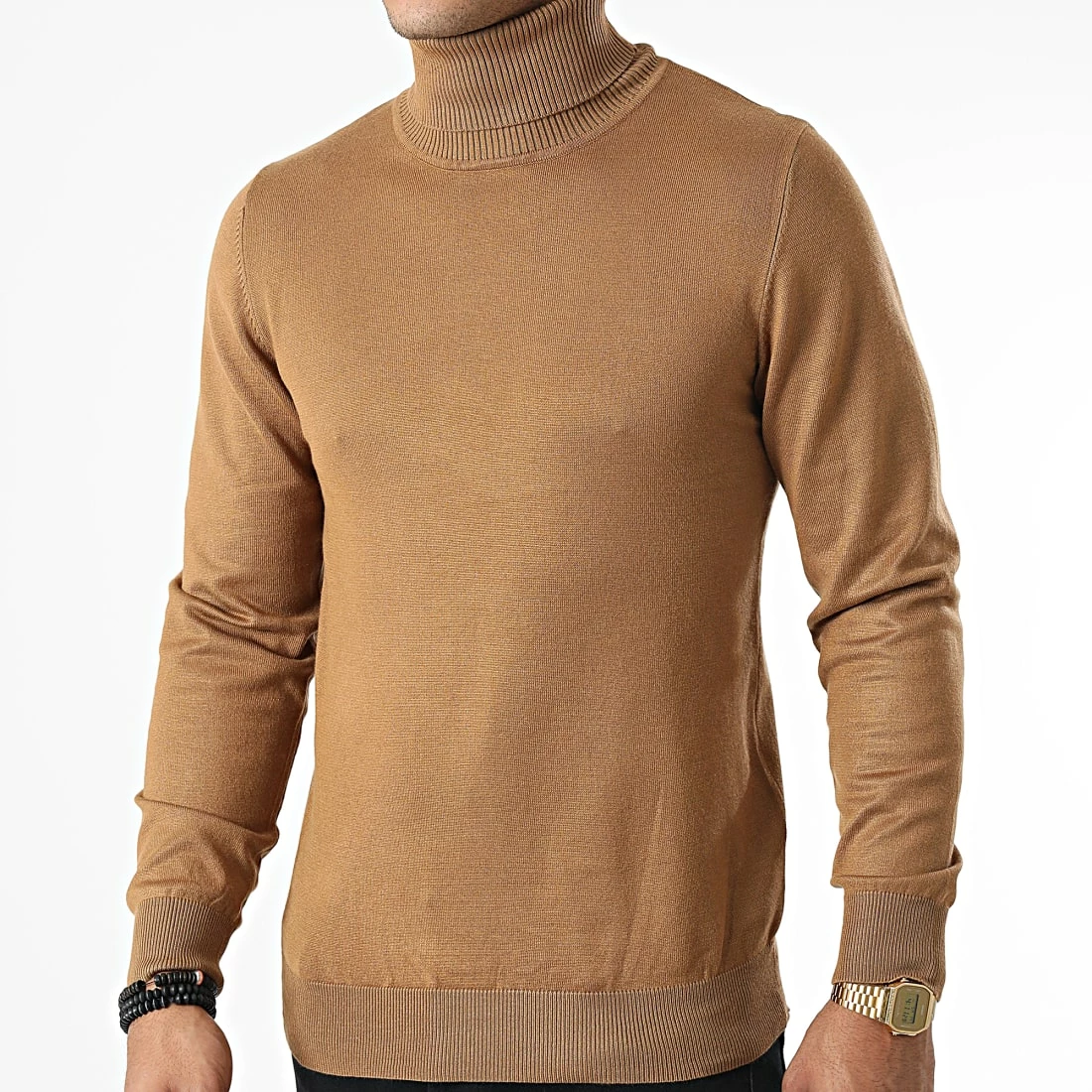 Meilleur prix 🧨 Pull Col Roulé M-007 Camel de Frilivin ❤️ 3 Meilleur prix 🧨 Pull Col Roulé M-007 Camel de Frilivin ❤️