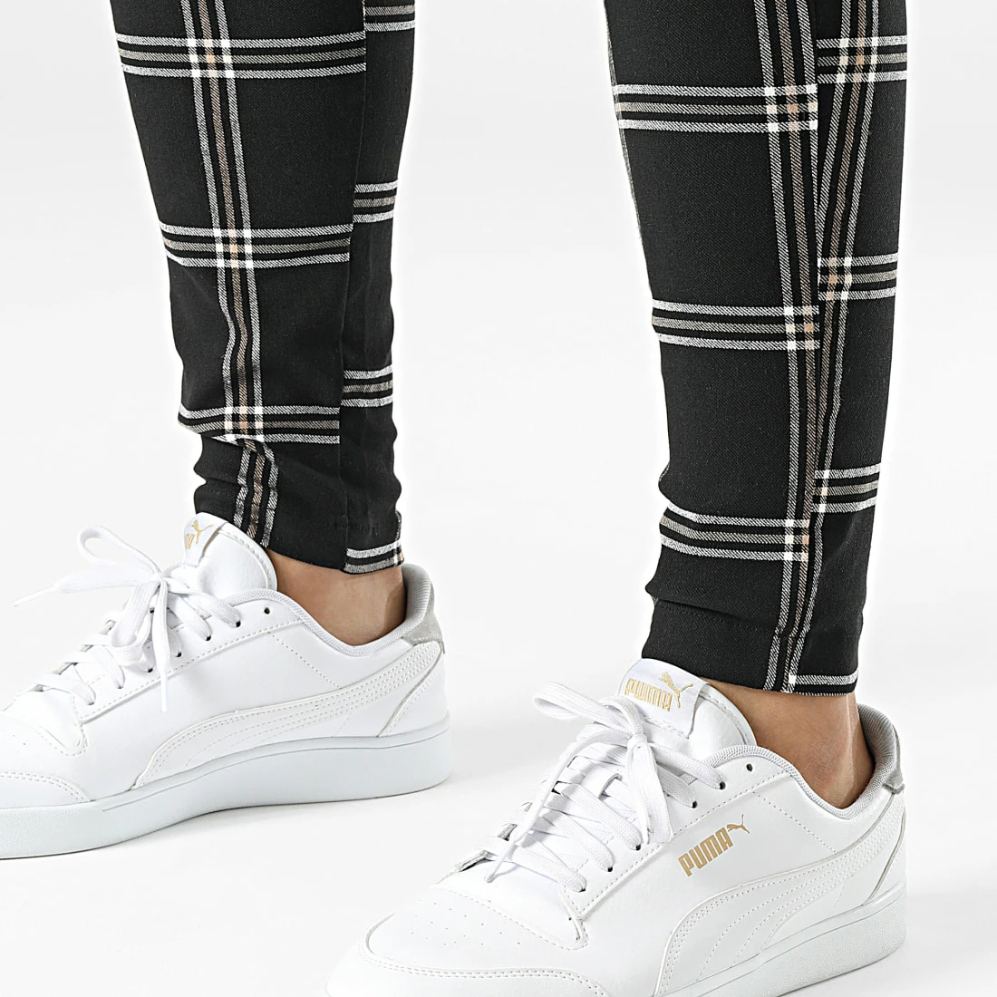 Bon marché 😀 Pantalon A Carreaux 10161 Noir de Frilivin 👏 4 Bon marché 😀 Pantalon A Carreaux 10161 Noir de Frilivin 👏 – Image 2