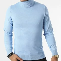 Acheter 👏 Pull Col Roulé M-080 Bleu Ciel de Frilivin ❤️ 8 Acheter 👏 Pull Col Roulé M-080 Bleu Ciel de Frilivin ❤️ -Promos Frilivin Magasin frilivin 330867 M 080 SKY BLUE 20220805T145135 03