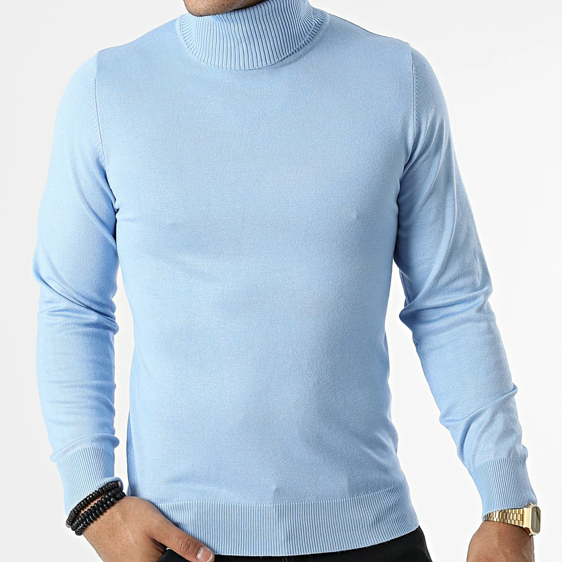 Acheter 👏 Pull Col Roulé M-080 Bleu Ciel de Frilivin ❤️ 5 Acheter 👏 Pull Col Roulé M-080 Bleu Ciel de Frilivin ❤️ – Image 3