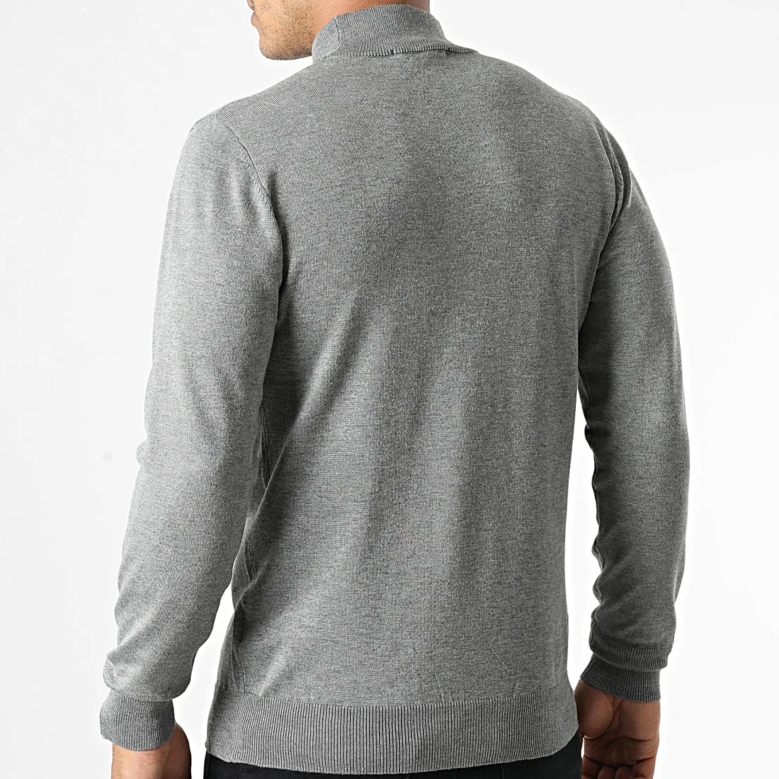 Nouveau ⌛ Pull Col Cheminée M-052 Gris Chiné de Frilivin 😍 6 Nouveau ⌛ Pull Col Cheminée M-052 Gris Chiné de Frilivin 😍 – Image 4